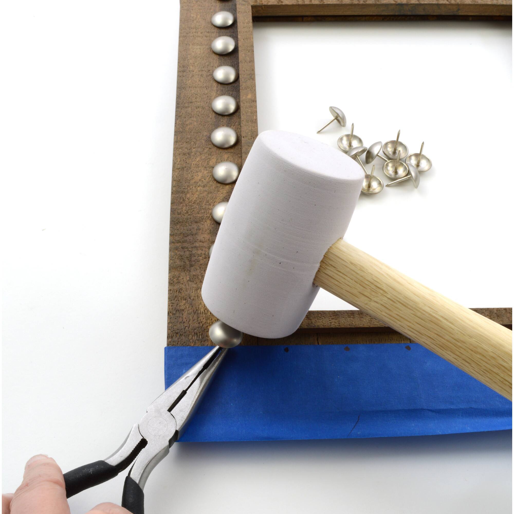 Dritz® Home Rubber Mallet with Brown Wooden Handle